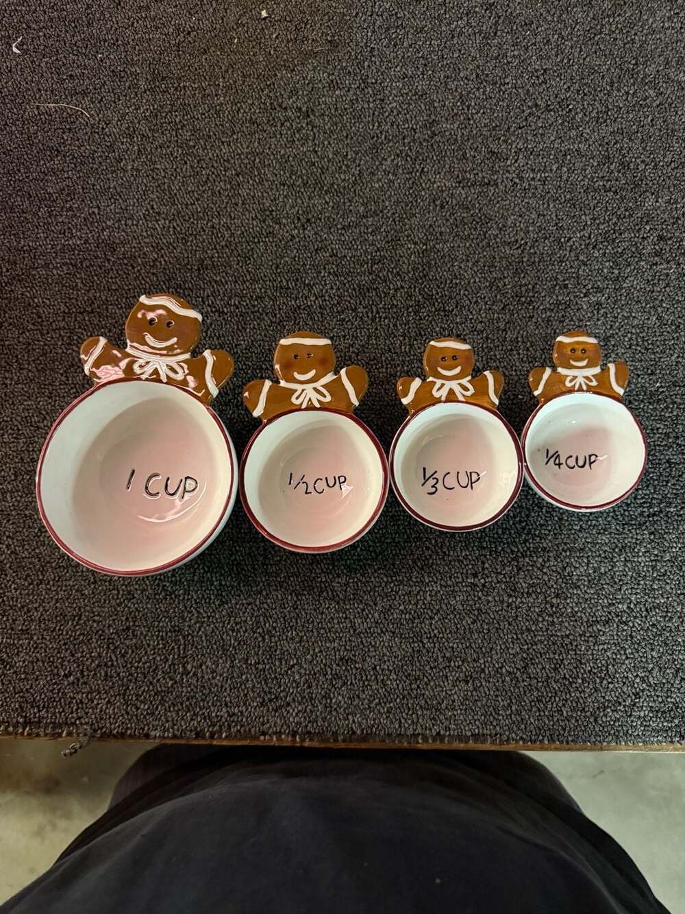 St. Nicholas Square Gingerbread Measuring Cups Set of 4